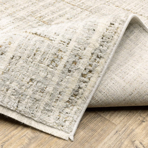 Oriental Weavers Branigan Japandi Inspired Polyester Runner Rug Soft High Low Pile Neutral Tones BBRG02076230ST