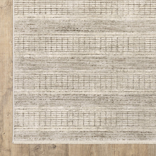 Oriental Weavers Branigan Polyester High Low Pile Runner Rug with Stripe Pattern for Modern Interiors BBRG03076230ST