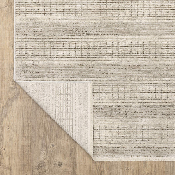 Oriental Weavers Branigan Polyester High Low Pile Runner Rug with Stripe Pattern for Modern Interiors BBRG03076230ST