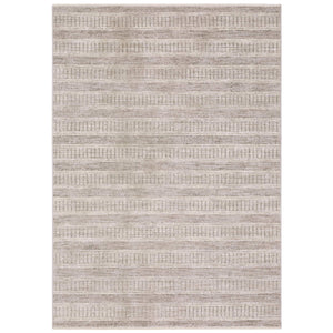 Oriental Weavers Branigan Polyester High Low Pile Stripe Area Rug with Neutral Tones for Modern Living Rooms 2'3" x 3' BBRG03068091ST