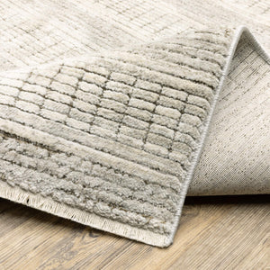 Oriental Weavers Branigan Polyester High Low Pile Runner Rug with Stripe Pattern for Modern Interiors BBRG03076230ST