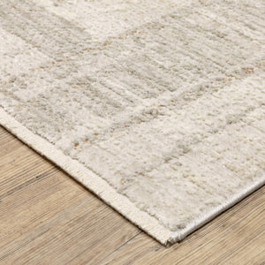 Oriental Weavers Branigan Geometric Polyester Area Rug with Gold Accents and High Low Pile for Modern Interiors 9'10" x 12'10" BBRG04300391ST