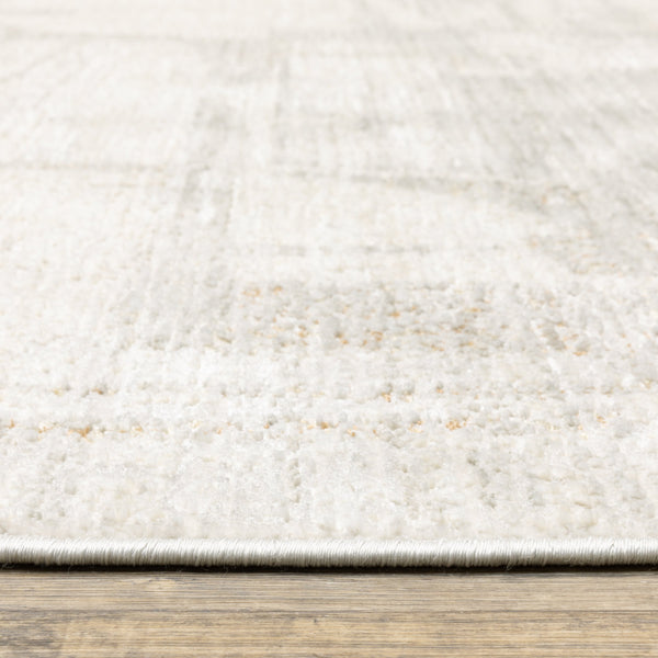 Oriental Weavers Branigan Polyester Runner Rug with Metallic Gold Accents and Geometric High Low Pile BBRG04076230ST