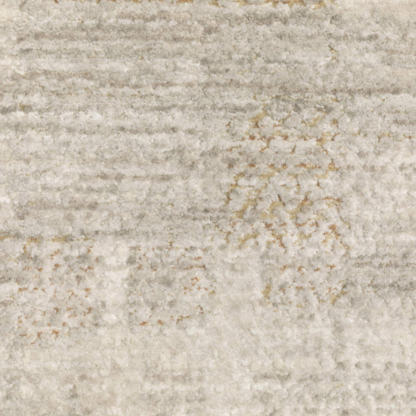 Oriental Weavers Branigan Polyester Runner Rug with Metallic Gold Accents and Geometric High Low Pile BBRG04076230ST