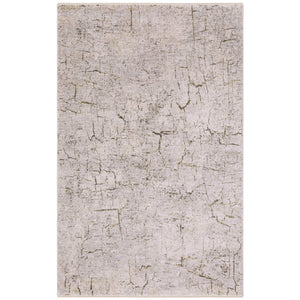 Oriental Weavers Branigan Organic Modern Polyester Area Rug with Stone Crackle Texture and High Low Pile Design 7'10" x 10' BBRG05240305ST