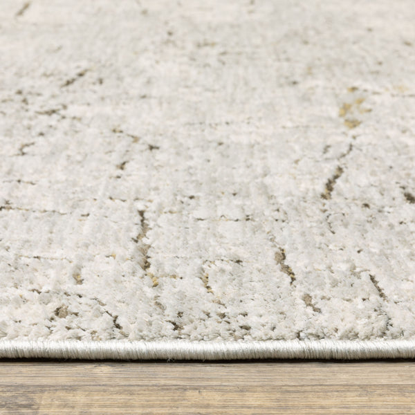 Oriental Weavers Branigan Polyester High Low Pile Runner Rug with Stone Crackle Pattern in Warm Neutrals BBRG05076230ST