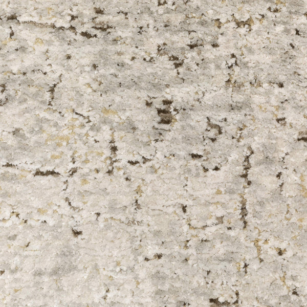 Oriental Weavers Branigan Polyester High Low Pile Runner Rug with Stone Crackle Pattern in Warm Neutrals BBRG05076230ST
