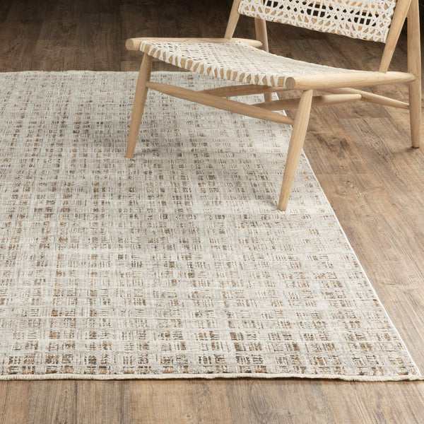 Oriental Weavers Branigan Geometric Block Grid Polyester Rug with High Low Pile for Modern Living Spaces 9'10" x 12'10" BBRG07300391ST
