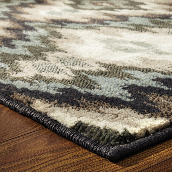 Oriental Weavers Brentwood Elegant Indoor Area Rug Collection - Sophisticated Neutral Hues For Timeless Decor Ivory,Blue Polypropylene B531k9300390st