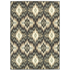 Oriental Weavers Brentwood Elegant Indoor Area Rug Collection - Sophisticated Neutral Hues For Timeless Decor Ivory,Blue Polypropylene B531k9300390st