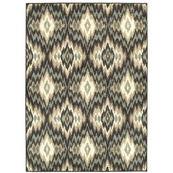 Oriental Weavers Brentwood Elegant Indoor Area Rug Collection - Sophisticated Neutral Hues For Timeless Decor Ivory,Blue Polypropylene B531k9300390st