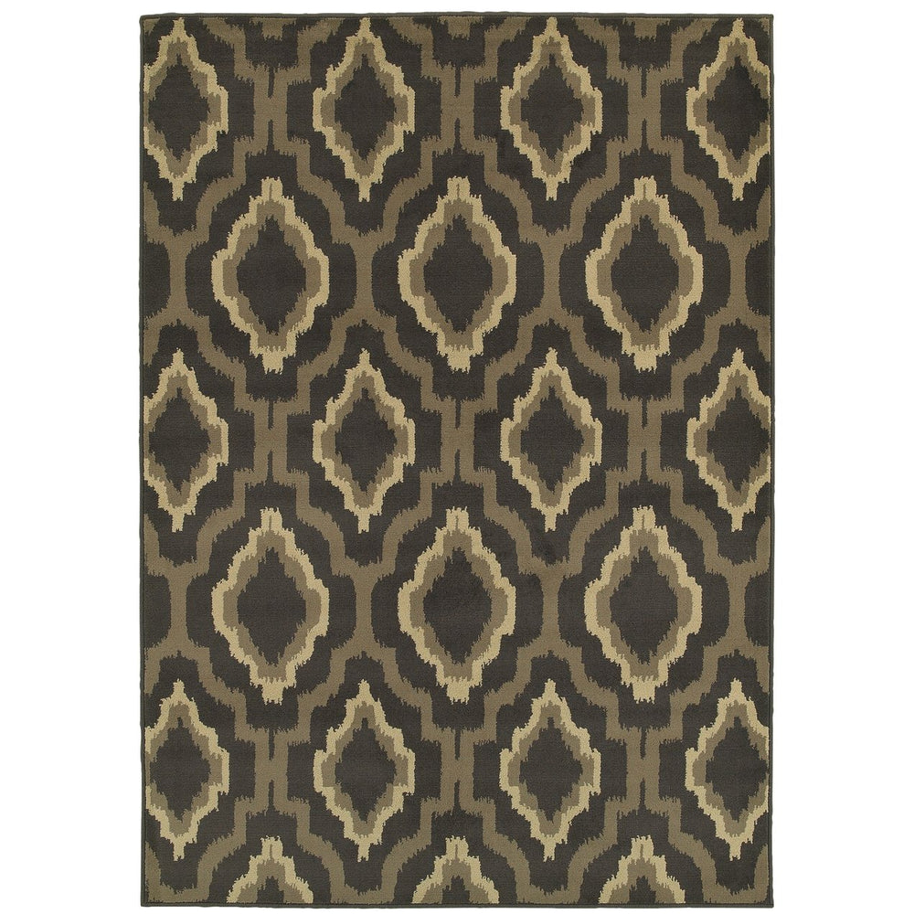 Oriental Weavers Brentwood Indoor Area Rug - Elegant Neutral Hues For A Sophisticated Touch In Any Room Decor Charcoal,Grey Polypropylene B5501d300390st