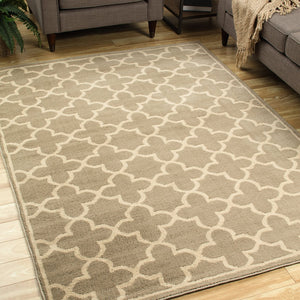 Oriental Weavers Brentwood Indoor Area Rug Collection - Elegant Neutral Hues For Sophisticated Home Décor Style Tan,Beige Polypropylene B091d9300390st