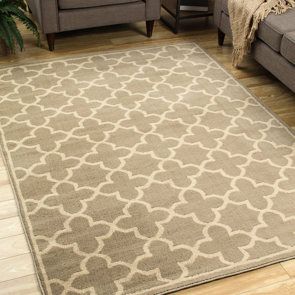 Oriental Weavers Brentwood Indoor Area Rug Collection - Elegant Neutral Hues For Sophisticated Home Décor Style Tan,Beige Polypropylene B091d9300390st