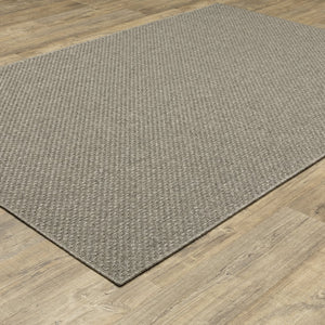 Oriental Weavers Caicos Indoor/Outdoor Area Rug - Stylish Performance Design With Easy Care And High Traffic Durability Grey,Light Grey Polypropylene Cca01n300390st
