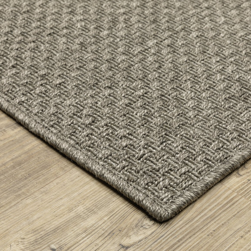Oriental Weavers Caicos Indoor/Outdoor Area Rug - Stylish Performance Design With Easy Care And High Traffic Durability Grey,Light Grey Polypropylene Cca01n300390st
