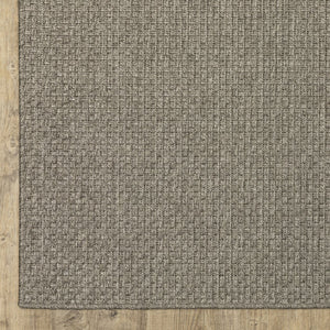 Oriental Weavers Caicos Indoor/Outdoor Area Rug - Stylish Performance Design With Easy Care And High Traffic Durability Grey,Light Grey Polypropylene Cca01n300390st