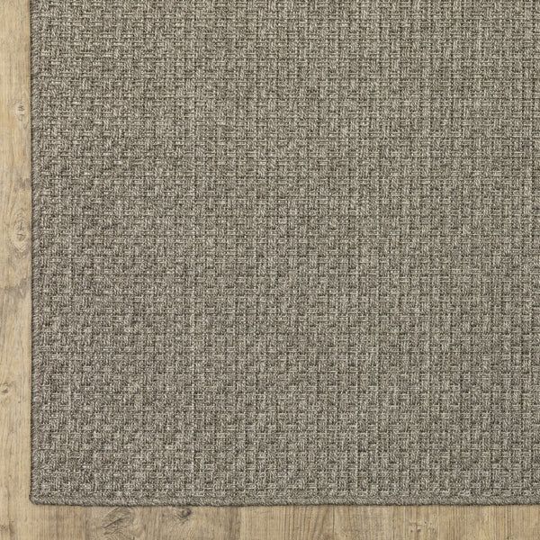 Oriental Weavers Caicos Indoor/Outdoor Area Rug - Stylish Performance Design With Easy Care And High Traffic Durability Grey,Light Grey Polypropylene Cca01n300390st