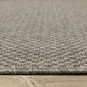 Oriental Weavers Caicos Indoor/Outdoor Area Rug - Stylish Performance Design With Easy Care And High Traffic Durability Grey,Light Grey Polypropylene Cca01n300390st