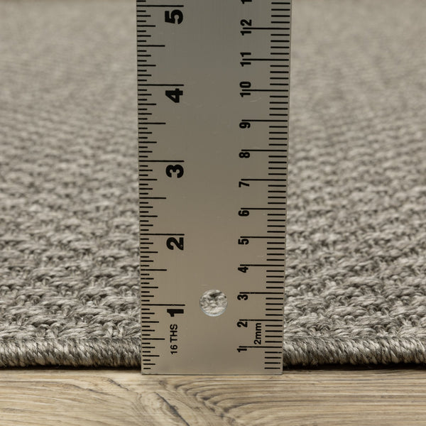 Oriental Weavers Caicos Indoor/Outdoor Area Rug - Stylish Performance Design With Easy Care And High Traffic Durability Grey,Light Grey Polypropylene Cca01n300390st