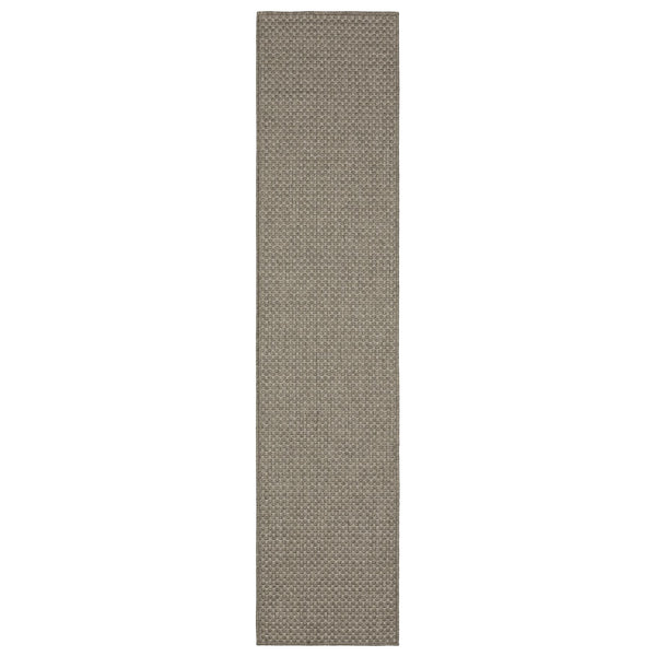 Oriental Weavers Caicos Indoor/Outdoor Area Rug - Stylish Performance Design With Easy Care And High Traffic Durability Grey,Light Grey Polypropylene Cca01n055230st