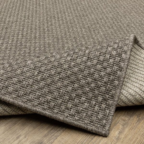 Oriental Weavers Caicos Indoor/Outdoor Area Rug - Stylish Performance Design With Easy Care And High Traffic Durability Grey,Light Grey Polypropylene Cca01n300390st