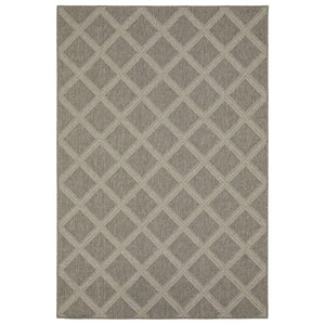 Oriental Weavers Caicos Indoor/Outdoor Area Rug - Sophisticated Design, Easy Care Polypropylene, Perfect For Families Grey,Light Grey Polypropylene Cca02n300390st