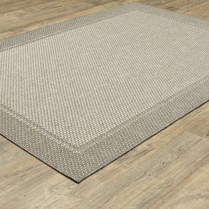 Oriental Weavers Caicos Indoor/Outdoor Area Rug - Sophisticated Design With Easy-care Polypropylene For Any Space Grey,Light Grey Polypropylene Cca03n240305st