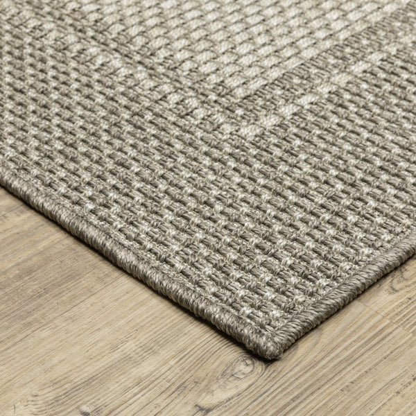 Oriental Weavers Caicos Indoor/Outdoor Area Rug - Sophisticated Design With Easy-care Polypropylene For Any Space Grey,Light Grey Polypropylene Cca03n240305st
