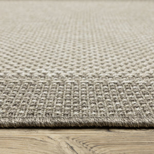 Oriental Weavers Caicos Indoor/Outdoor Area Rug - Sophisticated Design With Easy-care Polypropylene For Any Space Grey,Light Grey Polypropylene Cca03n240305st