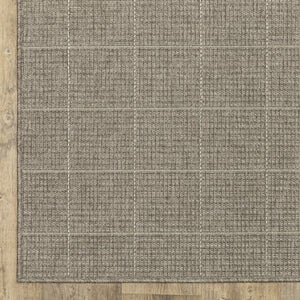 Oriental Weavers Caicos Indoor/Outdoor Area Rug - Stylish Performance Design, Easy Care, Perfect For High Traffic Spaces Grey,Light Grey Polypropylene Cca04b240305st