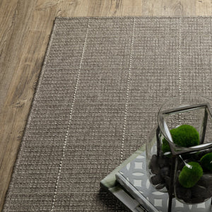 Oriental Weavers Caicos Indoor/Outdoor Area Rug - Stylish Performance Design, Easy Care, Perfect For High Traffic Spaces Grey,Light Grey Polypropylene Cca04b240305st