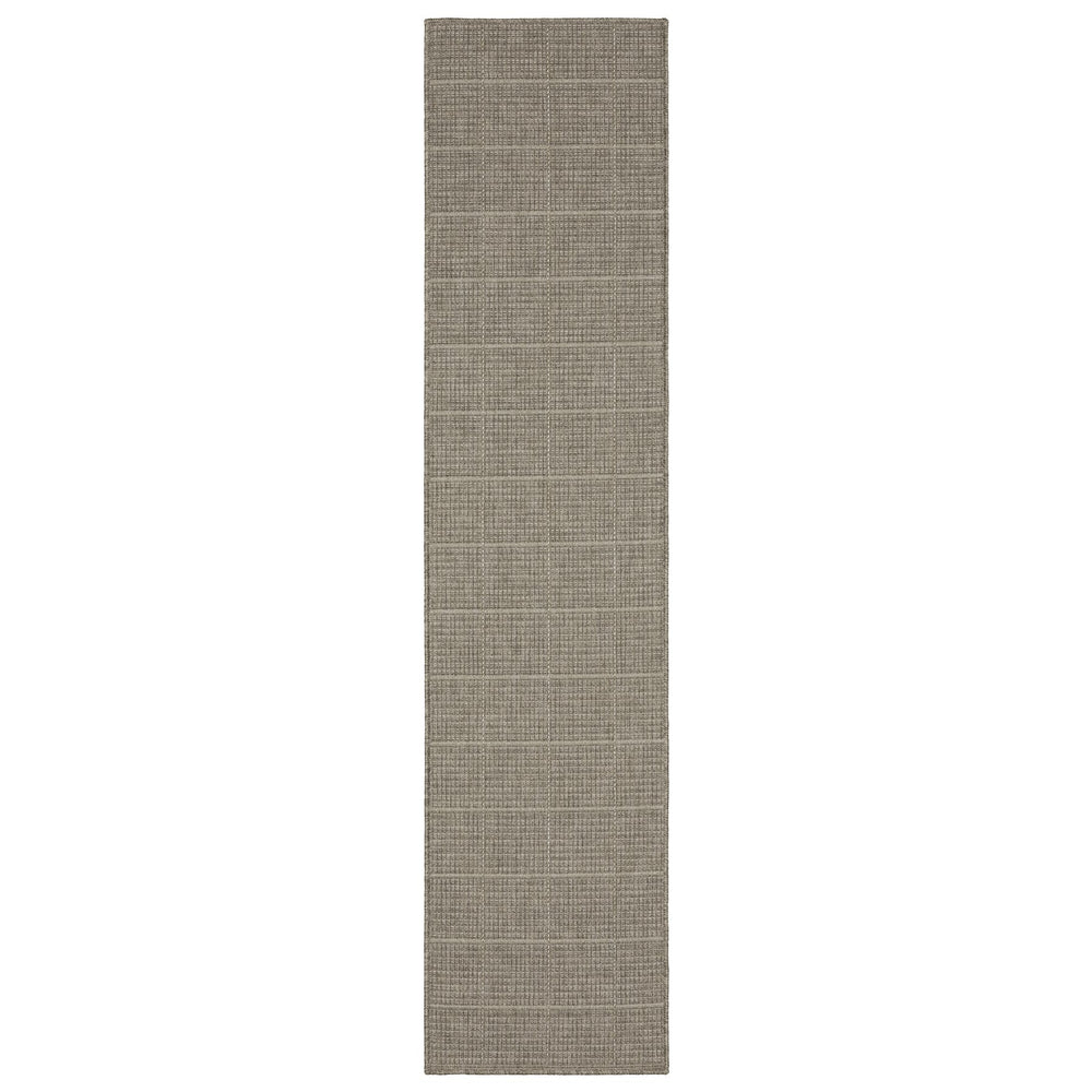 Oriental Weavers Caicos Indoor/Outdoor Area Rug - Stylish Performance Design, Easy Care, Perfect For High Traffic Spaces Grey,Light Grey Polypropylene Cca04b055230st