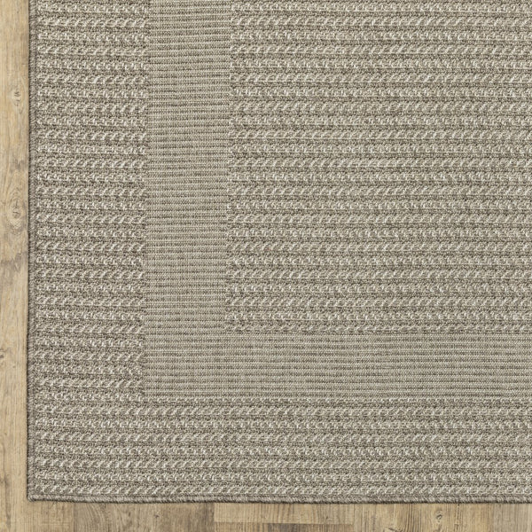 Oriental Weavers Caicos Indoor/Outdoor Area Rug - Stylish, Easy-clean Design For High Traffic Spaces And Families Grey,Light Grey Polypropylene Cca05a240305st