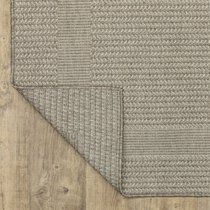 Oriental Weavers Caicos Indoor/Outdoor Area Rug - Stylish, Easy-clean Design For High Traffic Spaces And Families Grey,Light Grey Polypropylene Cca05a240305st