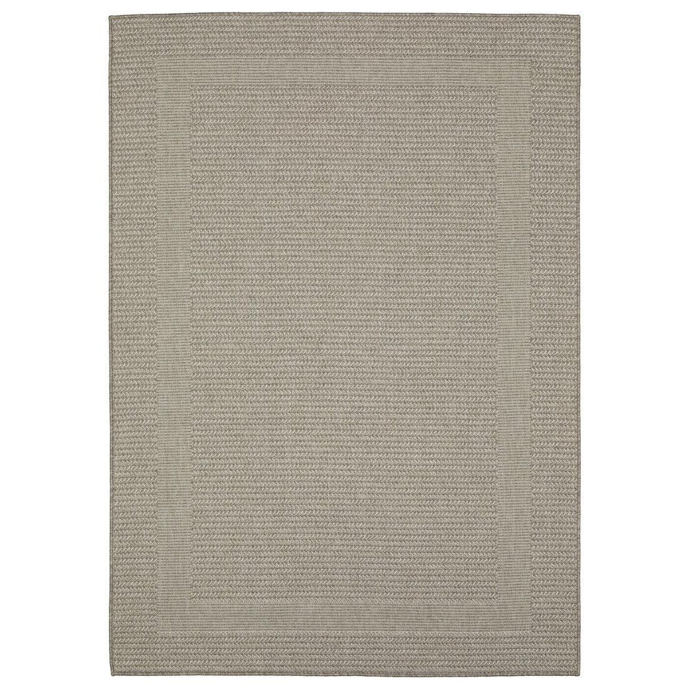 Oriental Weavers Caicos Indoor/Outdoor Area Rug - Stylish, Easy-clean Design For High Traffic Spaces And Families Grey,Light Grey Polypropylene Cca05a240305st
