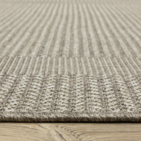 Oriental Weavers Caicos Indoor/Outdoor Area Rug - Stylish, Easy-clean Design For High Traffic Spaces And Families Grey,Light Grey Polypropylene Cca05a240305st