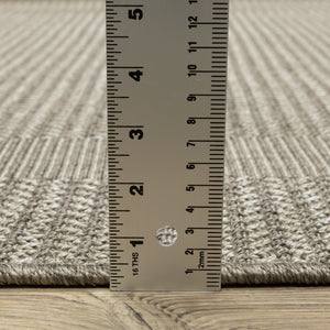 Oriental Weavers Caicos Indoor/Outdoor Area Rug - Stylish, Easy-clean Design For High Traffic Spaces And Families Grey,Light Grey Polypropylene Cca05a240305st