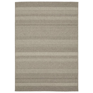 Oriental Weavers Caicos Indoor/Outdoor Area Rug - Elegant Performance Rug For High Traffic Spaces, Easy Care Design Grey,Light Grey Polypropylene Cca06a200280st