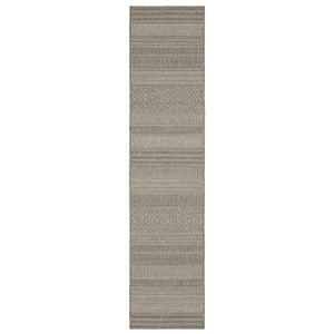 Oriental Weavers Caicos Indoor/Outdoor Area Rug - Elegant Performance Rug For High Traffic Spaces, Easy Care Design Grey,Light Grey Polypropylene Cca06a055230st