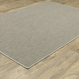 Oriental Weavers Caicos Indoor/Outdoor Area Rug - Elegant Design With Easy Care Polypropylene For High Traffic Spaces Grey,Light Grey Polypropylene Cca07a300390st