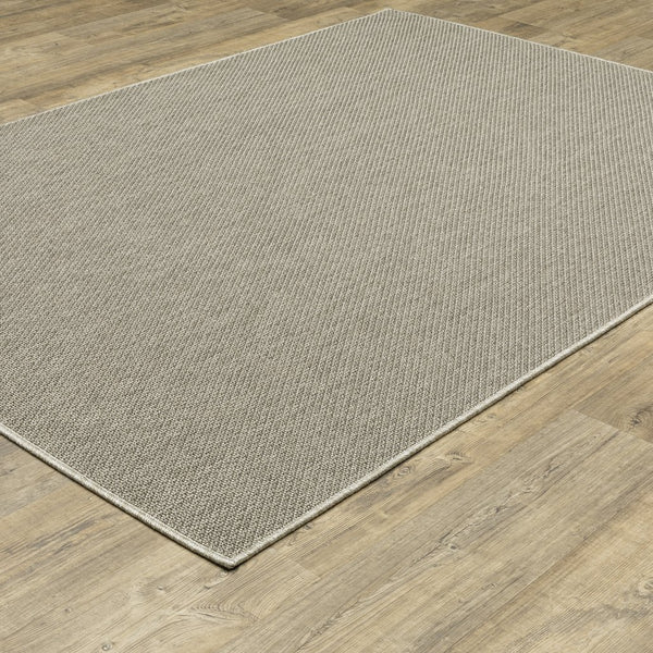 Oriental Weavers Caicos Indoor/Outdoor Area Rug - Elegant Design With Easy Care Polypropylene For High Traffic Spaces Grey,Light Grey Polypropylene Cca07a300390st