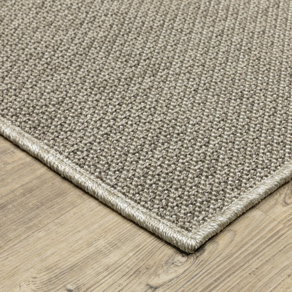 Oriental Weavers Caicos Indoor/Outdoor Area Rug - Elegant Design With Easy Care Polypropylene For High Traffic Spaces Grey,Light Grey Polypropylene Cca07a300390st