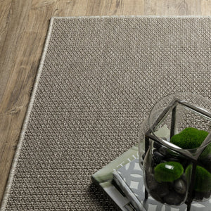 Oriental Weavers Caicos Indoor/Outdoor Area Rug - Elegant Design With Easy Care Polypropylene For High Traffic Spaces Grey,Light Grey Polypropylene Cca07a300390st