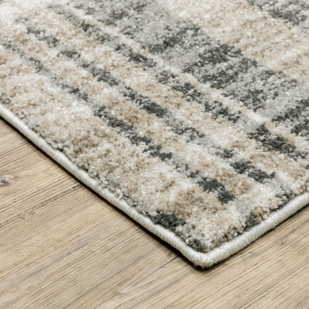 Oriental Weavers Cambria Indoor Area Rug - Soft Modern Design In Warm Neutrals With Hues Of Blue And Mint Tones Tan,Charcoal Polypropylene C055x2100152st