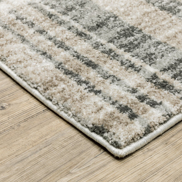 Oriental Weavers Cambria Indoor Area Rug - Soft Modern Design In Warm Neutrals With Hues Of Blue And Mint Tones Tan,Charcoal Polypropylene C055x2057230st