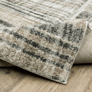Oriental Weavers Cambria Indoor Area Rug - Soft Modern Design In Warm Neutrals With Hues Of Blue And Mint Tones Tan,Charcoal Polypropylene C055x2057230st