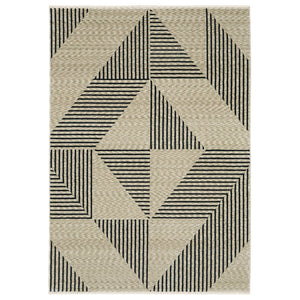 Oriental Weavers Capella High-density Polyester Indoor Area Rug - Soft, Textured Design For Modern And Traditional Spaces Beige,Deep Navy Polyester Ccap04200296st