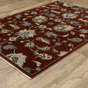 Oriental Weavers Capella Indoor Area Rug – Luxurious Softness, Versatile Styles, And Bohemian Elegance For Any Space Red,Multi Polyester Ccap06200296st