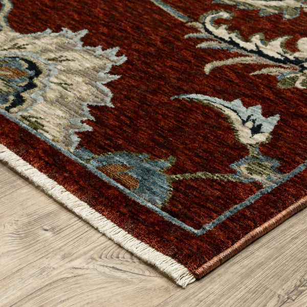 Oriental Weavers Capella Indoor Area Rug – Luxurious Softness, Versatile Styles, And Bohemian Elegance For Any Space Red,Multi Polyester Ccap06200296st